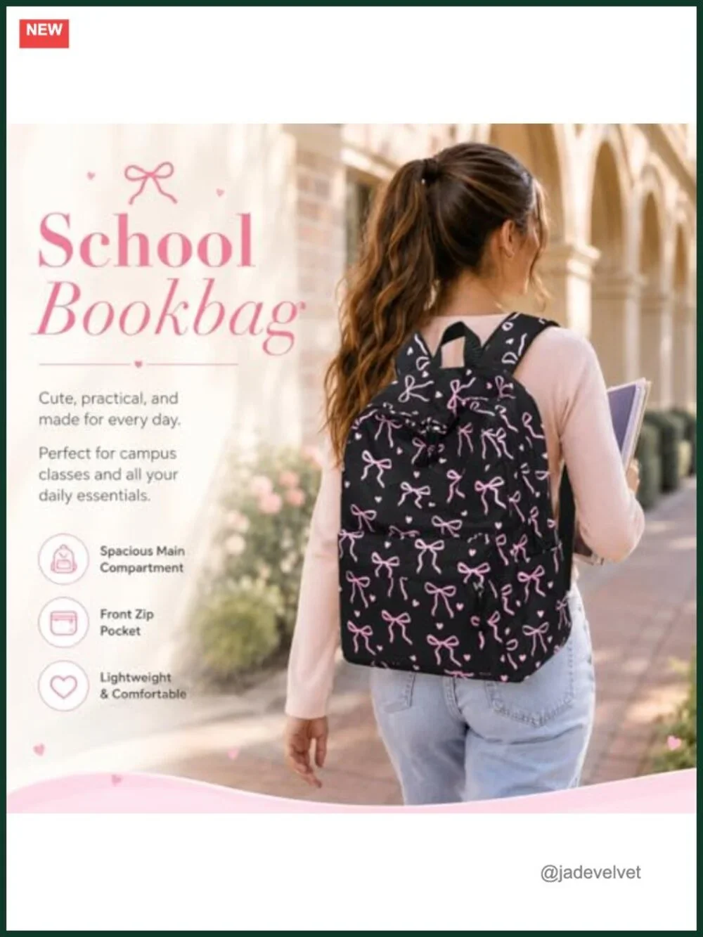 Backpack for Girls School Bookbag Laptop Backpack Elementary Middle School